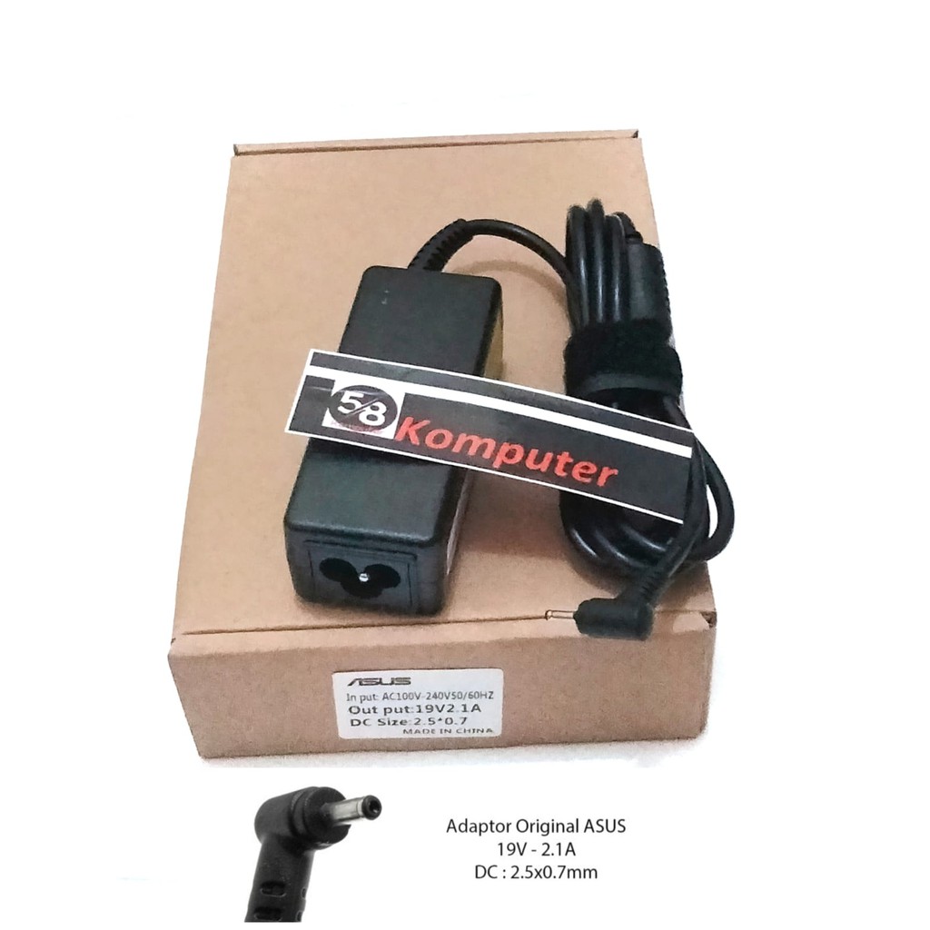 Adapter Laptop Charger For asus Eee PC Netbook Charger F0754 EXA081XA 1201N ADP-40H/40PH AB 19V 2.1A 40W 2.5X0.7mm