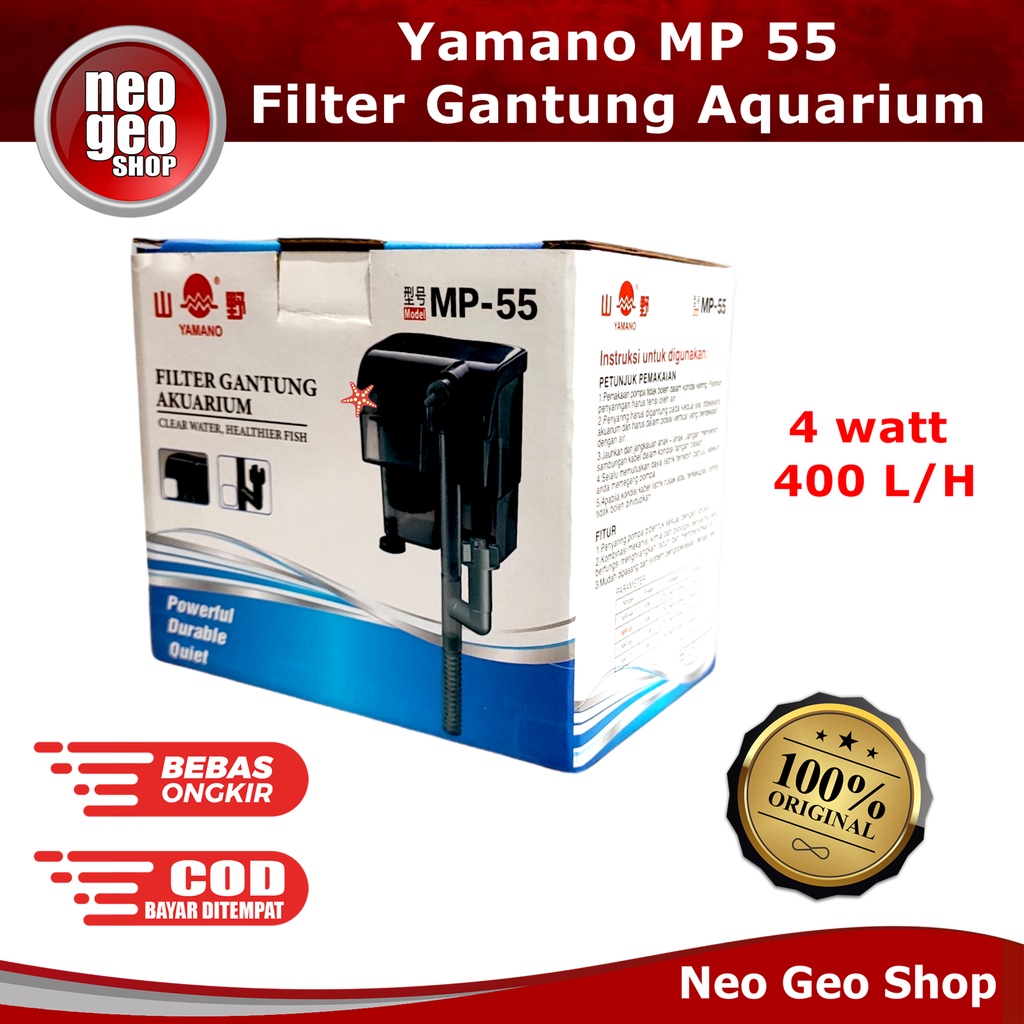 YAMANO MP 55 MP55 hanging filter gantung hang on aquarium aquascape