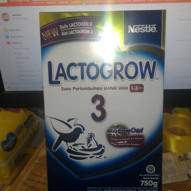 Lactogrow 3 . 750gram