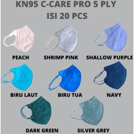 Kn95 C-Care Pro 5 Ply Isi 20 Murah