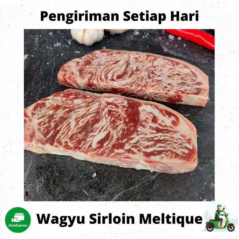 Jual Beef Wagyu Meltik Sirloin Beef Steak Wagyu Meltique Sirloin