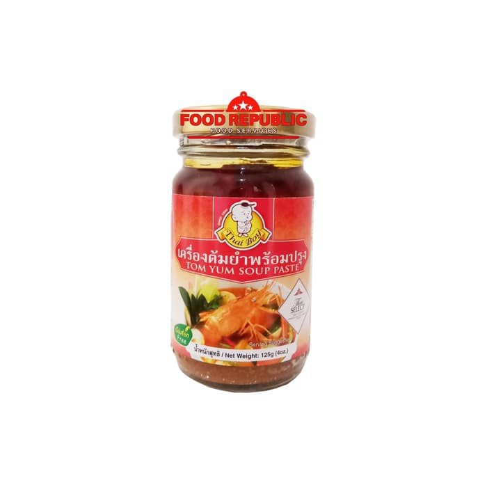 

FO55 BUMBU TOMYAM TOMYUM PASTE THAI BOY 125 GR HALAL SAUS THAILAND