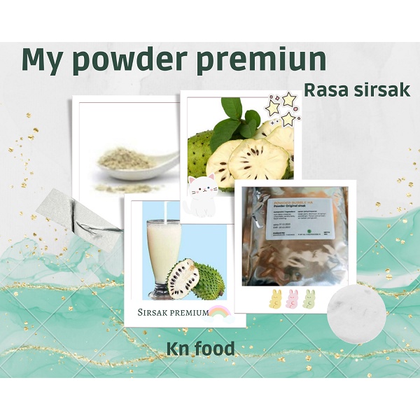 

Premium Powder Rasa Sirsak kemasan 1 kg- Premium Powder Rasa Sirsak
