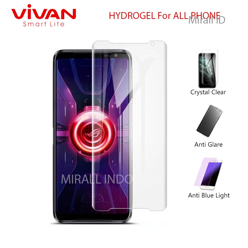 VIVAN Anti Gores Hydrogel ASUS ROG GAME PHONE3 Clear / Anti Glare Matte / Anti Blue Light - ORI