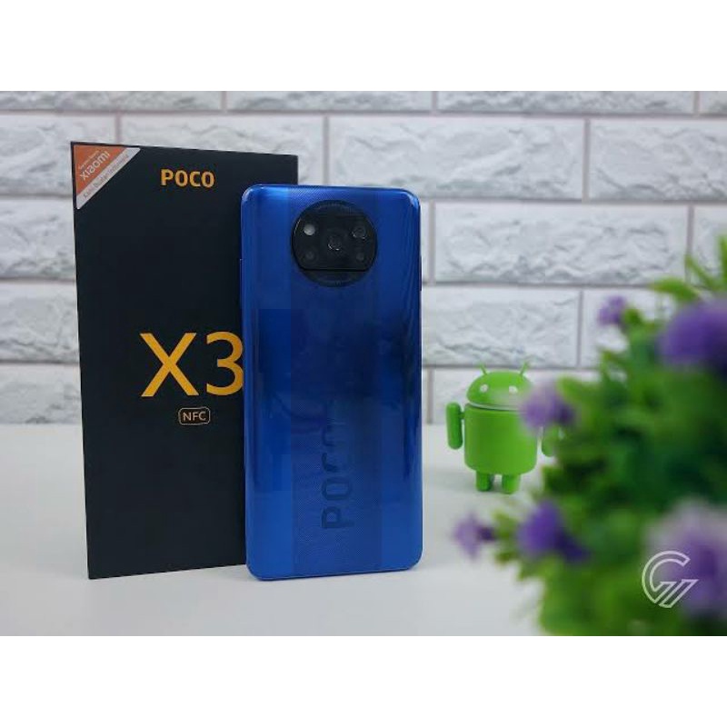 Poco x3 NFC 6/64 garansi resmi