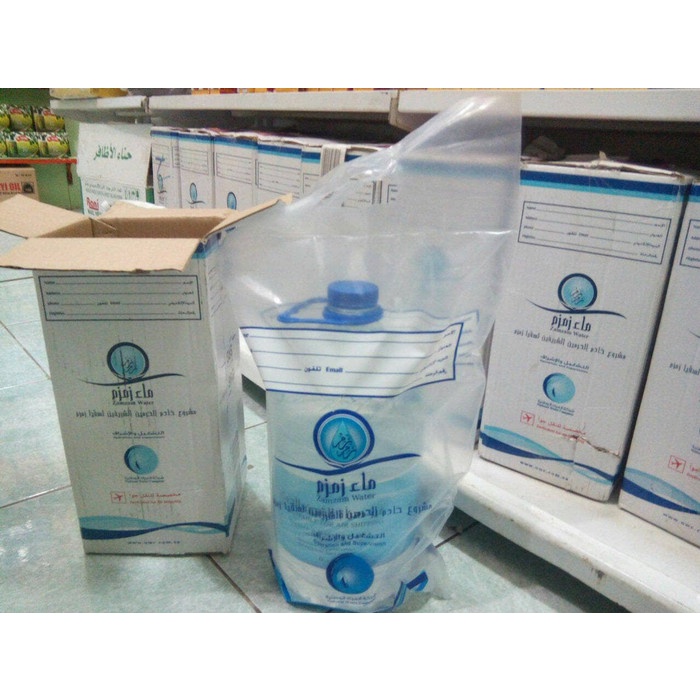 

LAINNYA-KEMASAN-MINUMAN- AIR ZAMZAM ORIGINAL 100% ( 5 LITER ) TIDAK JUAL BARANG PALSU! -MINUMAN-