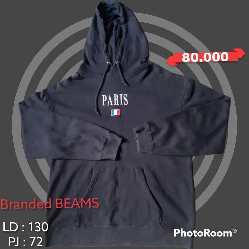 Hoodie Branded BEAMS second