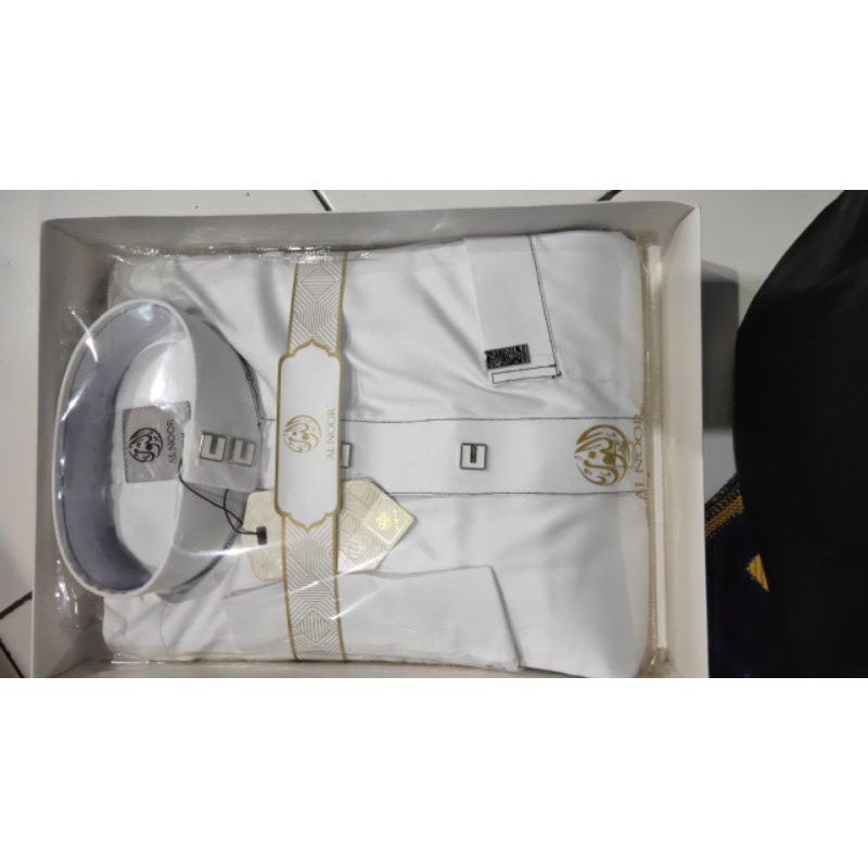 JUBAH AL-NOOR WARNA PUTIH POLOS