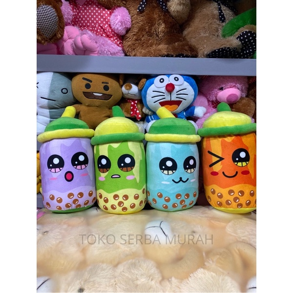 Boneka Boba LED Unik Motif Rainbow