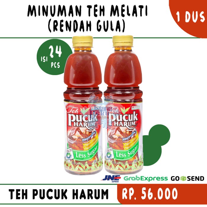 

B0621D Teh Pucuk Harum Melati Less Sugar 350Ml (1 Dus = 24 Pcs) 054