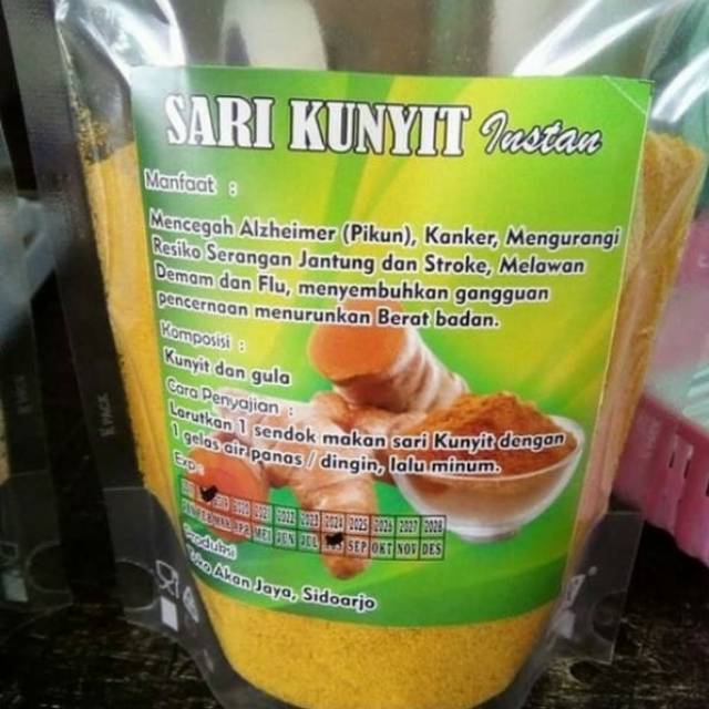 

Sari Kunyit Instan 250gram