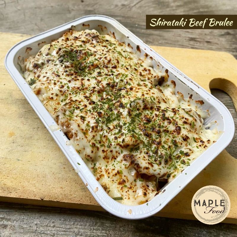 

Shirataki Beef Brulee