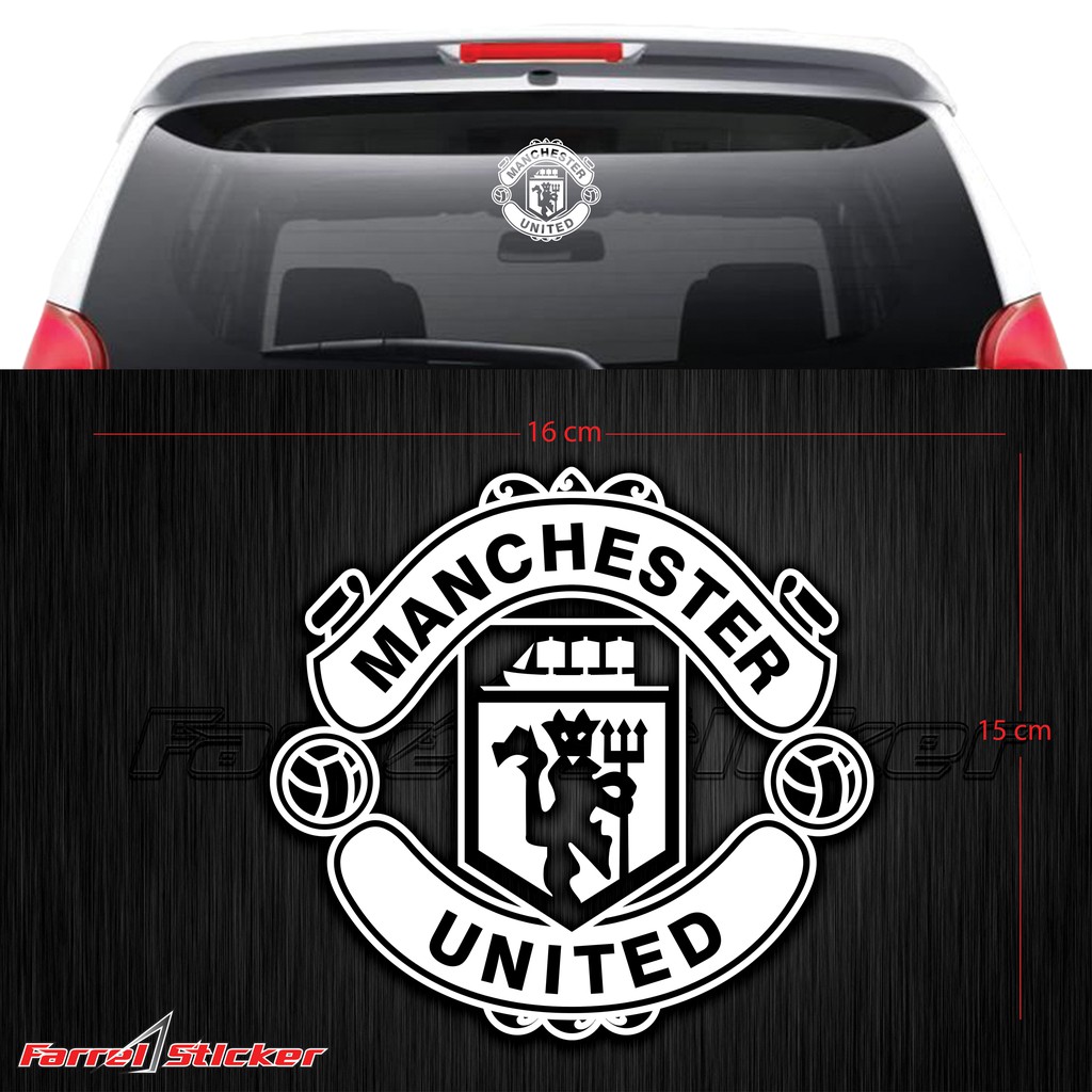 stikerl manchester sticker mu 15cm