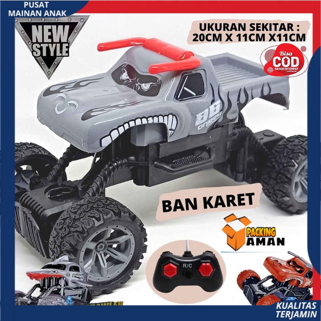 Mobil Remote Control Offroad shark New / RC Car Rock Crawler Monster Mainan Remot Kontrol