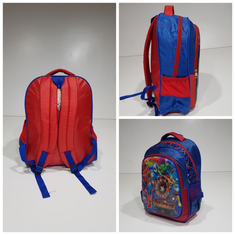 Tas spiderman tuk anak SD/PROMO....TAS ANAK SEKOLAH TK SD ransel SPIDERMAN muka timbul 5D