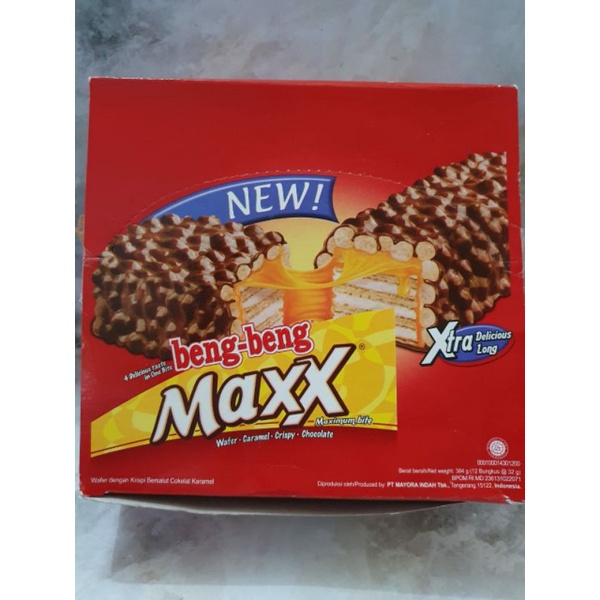 

Beng beng 1 box - 20 pcs dan Beng Beng Maxx 1 box - 12 pcs