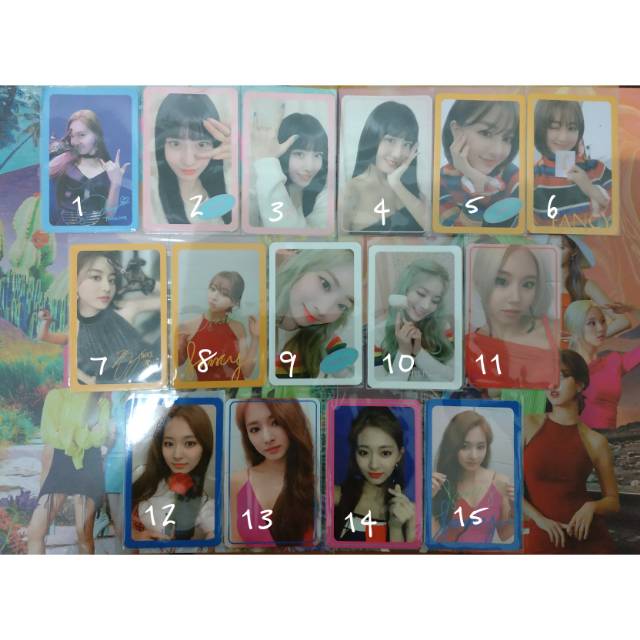 twice fancy you photocard & lenticular nayeon momo jihyo dahyun tzuyu sana mina jeongyeon chaeyoung