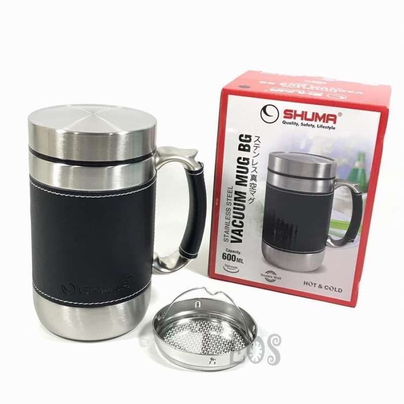 Shuma S/S Double Wall Vacuum Mug BG 600 ml Stainless Gelas Termos