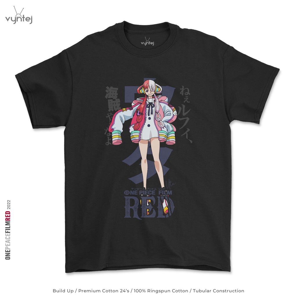 Kaos ONE PIECE FILM RED Uta - Anime T Shirt | Baju Movie Film Manga - 017F