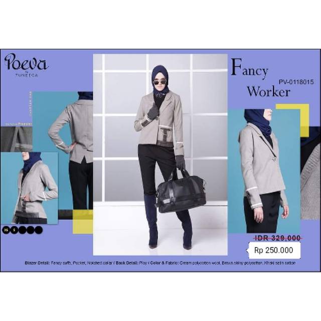 Blazer fancy worker poeva / baju kerja