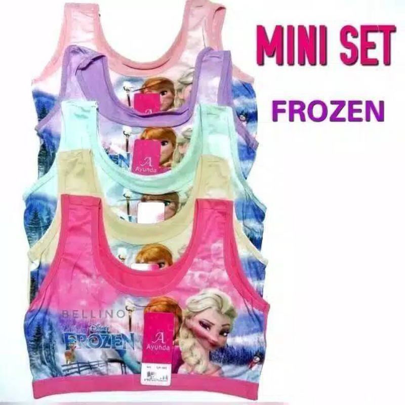 Miniset FROZEN / Miniset anak perempuan / Miniset anak SD SMP