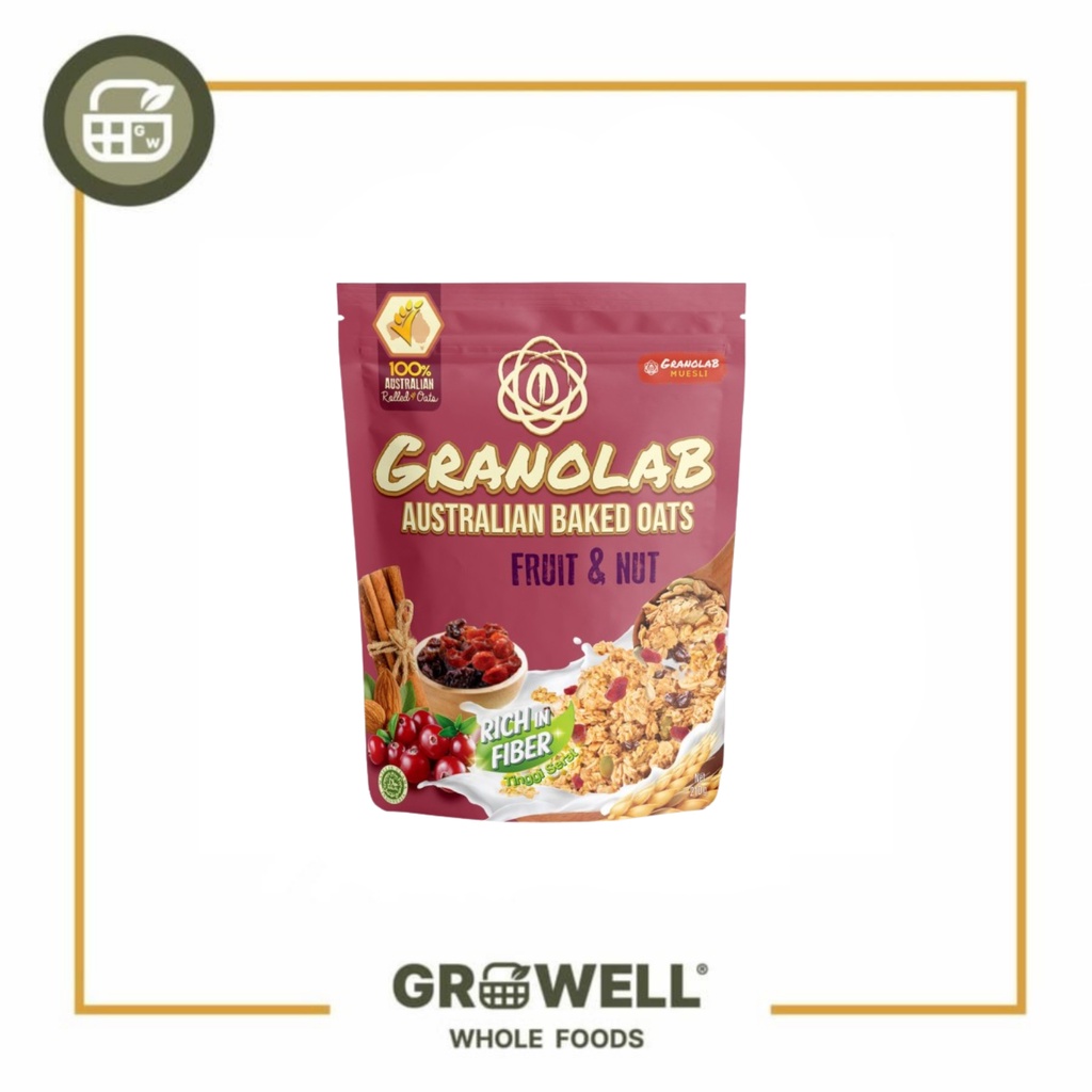 

GRANOLAB FRUIT & NUT 210GR
