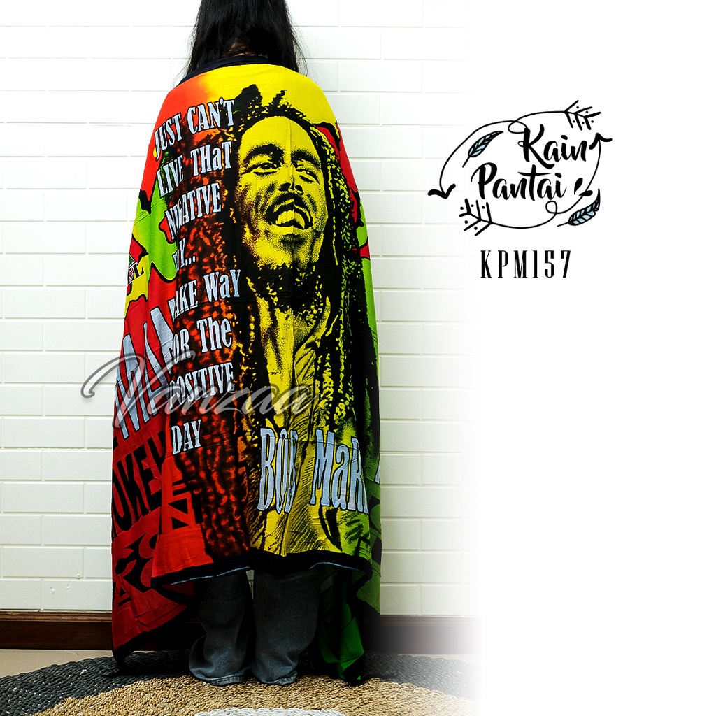 KAIN PANTAI REGGAE BOB MARLEY © VANZAA BALI 2022