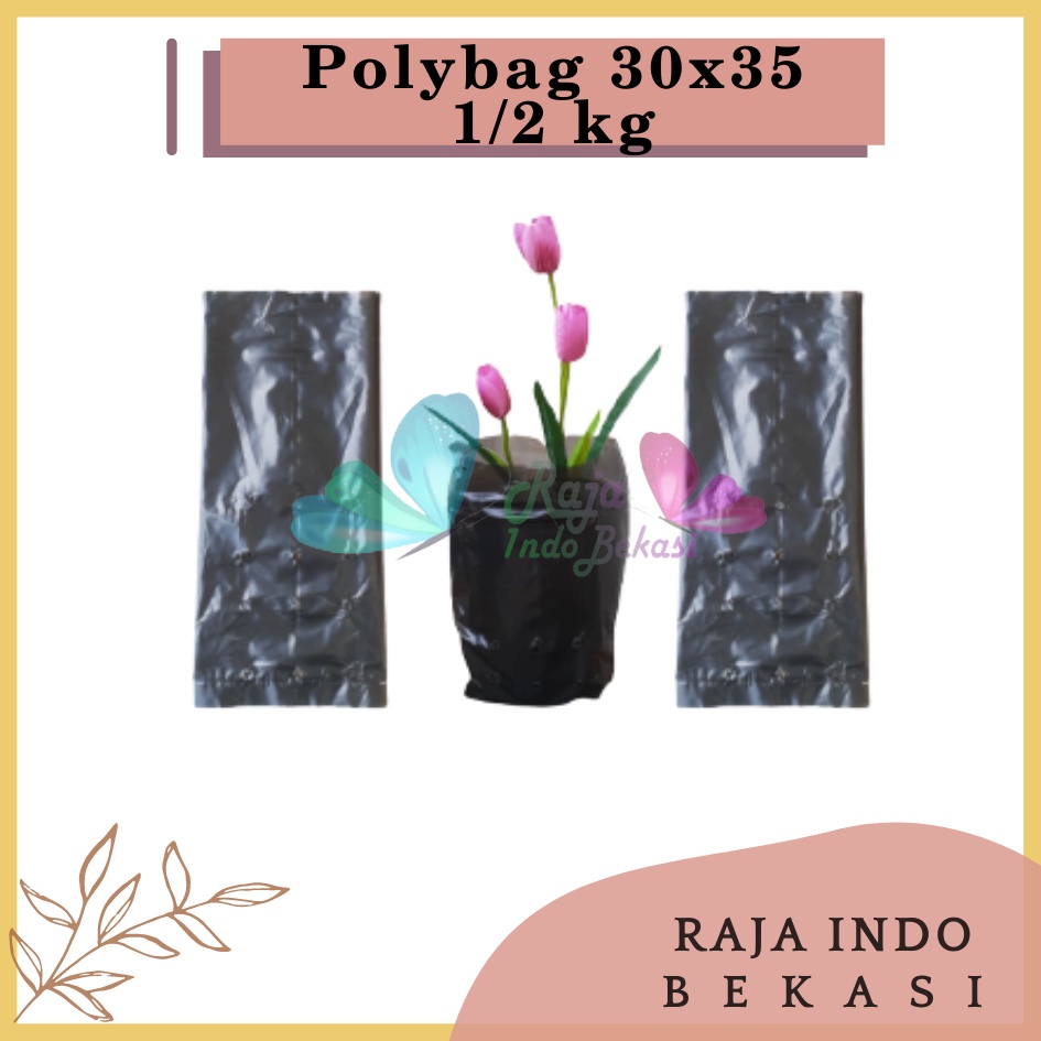 Polybag 30x35 Polybag Tanaman Polibag Tebal Kecil Sedang 10x12 15x15 20x20 25x25 30x30 60x60 Pot Plastik Polibek Bunga