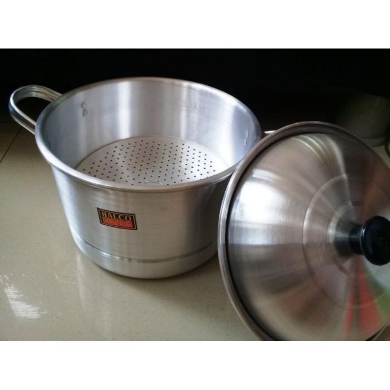 Kukusan Panci Aluminium Halco Steamer Dandang