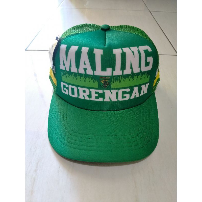 TOPI MALING GORENGAN PERSEBAYA SURABAYA HIJAU NET JARING
