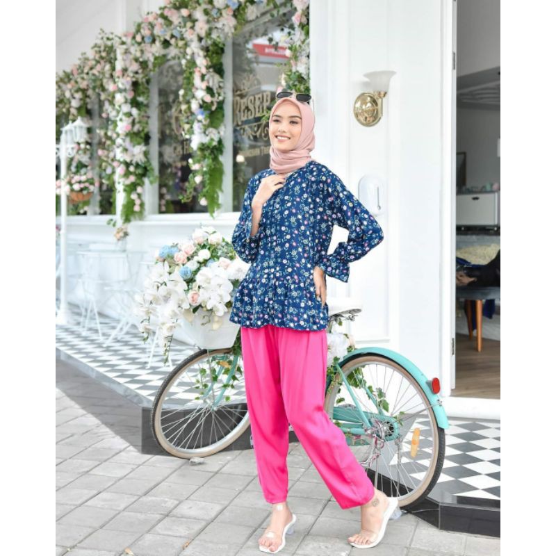 PAKAIAN WANITA - MELIA ONESET - SETELAN WANITA - SET CELANA - PAKAIAN TERLARIS - BAJU TIDUR