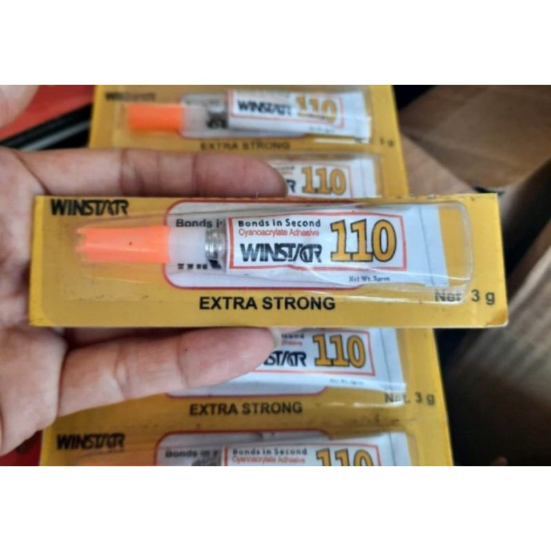 

Super glue / Lem setan serbaguna / WINSTAR 3gr / Lem super multifungsi / lem metal kaca keramik