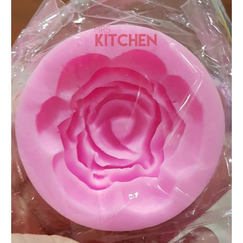 CETAKAN SILIKON BUNGA ROSE MAWAR MEKAR BESAR SINGLE SILICONE MOLD