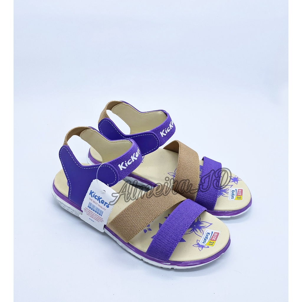 Sandal Anak Perempuan Kickers Slip On | Sandal Anak Cantik | Sandal Modis