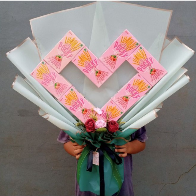 

BUKET POCKY LOVE I BUKET POCKY | SNACK BUCKET | BOUQUET