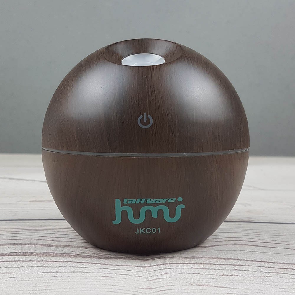 Humidifier - Diffuser Ultrasonic Aromatherapy Oil Diffuser - Taffware - BULAT-130ml-JKC01 -D.Brown