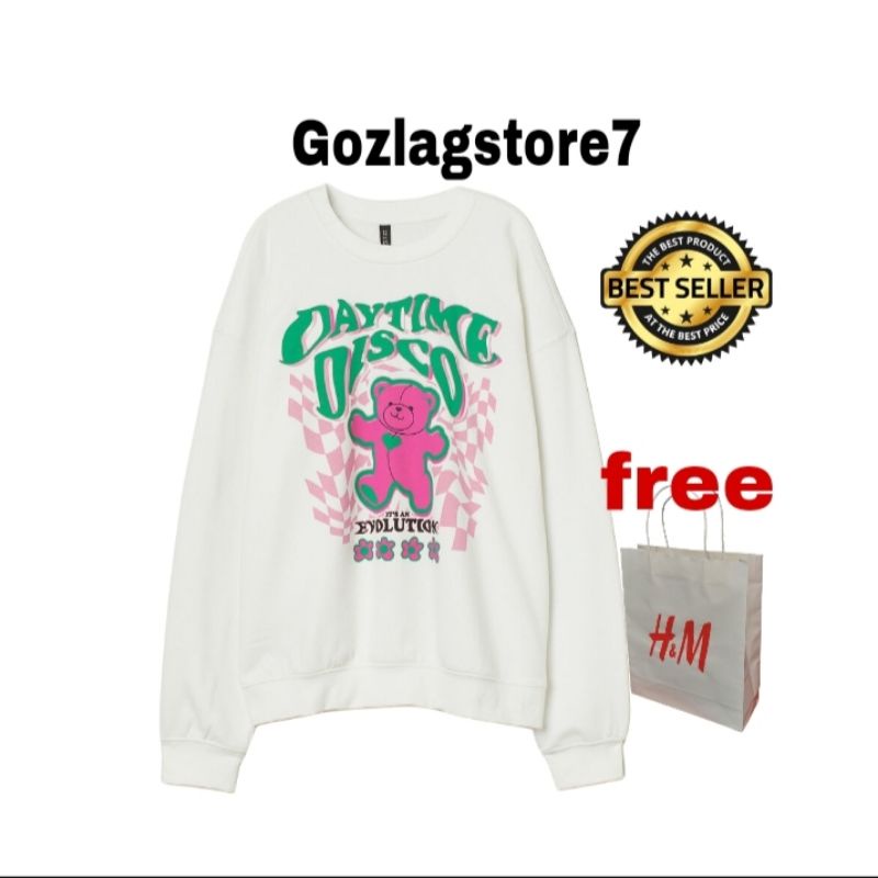 Crewneck HM sweater H&amp;M sweater hnm Sweatshirt hnm Crewneck HM DAYTIME DISCO H&amp;M