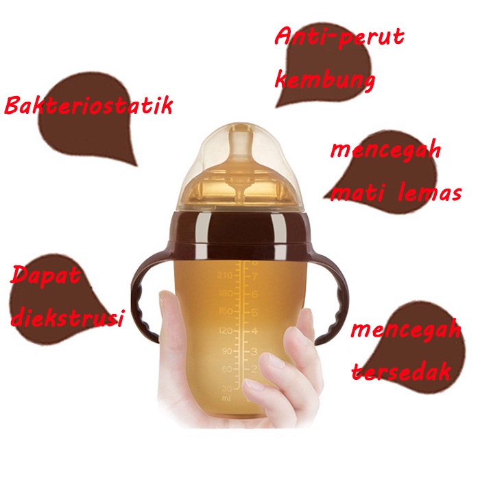 COD/Botol Silikon Bayi / Piko Bello Bayi Botol Susu / Botol Bayi Anti Kolik BPA Botol Susu Anti Kolik