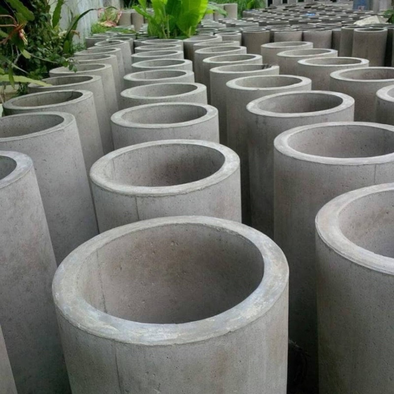 BUIS BETON DIAMETER 30CM TINGGI 100CM COR