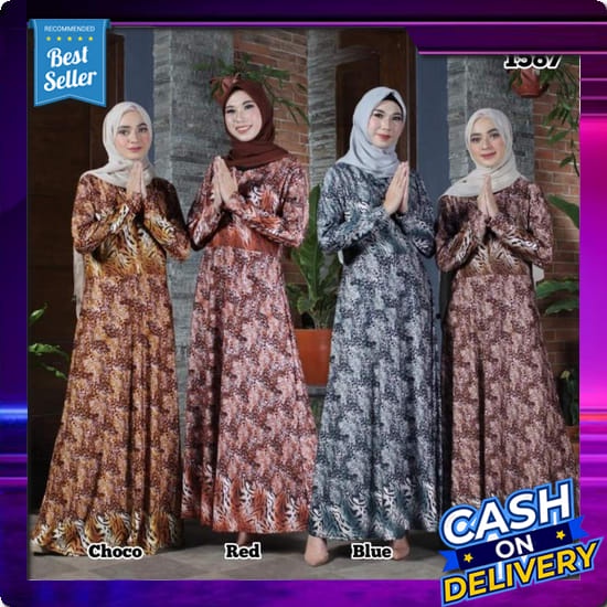 Promo Model Pakaian Baju Gamis Hitam Wanita Syari Terbaru 2021 Remaja Fashion Perempuan Muslim Wanit