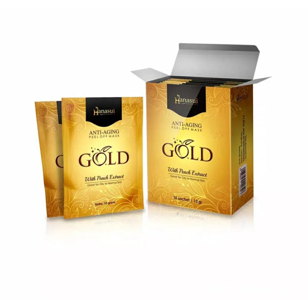 PAKET 4 IN 1 DR GOLD ( CREAM+MASKER+SABUN+SERUM GOLD HANASUI BPOM)