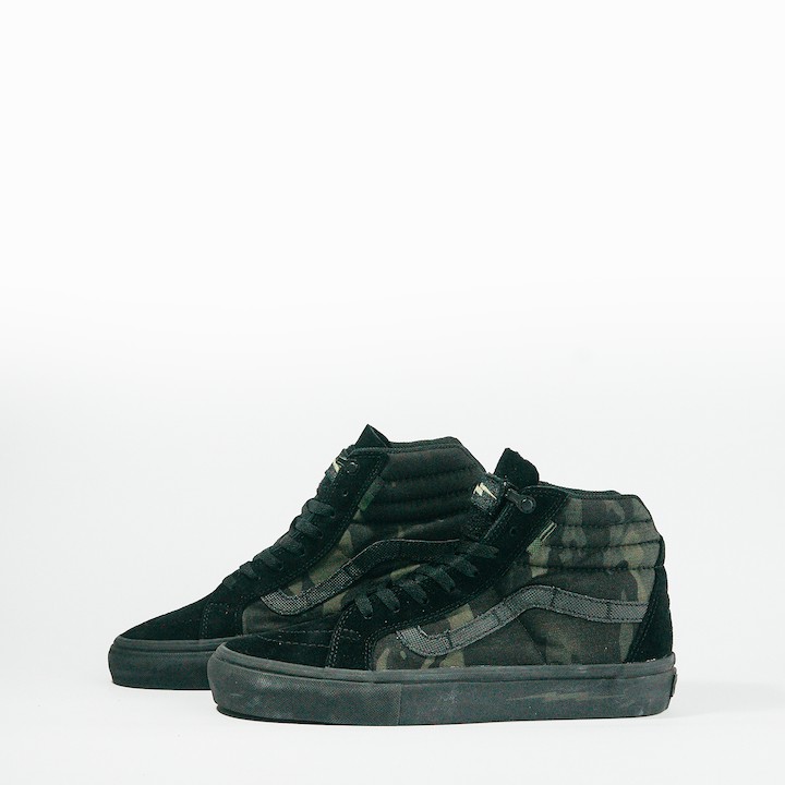 Vans Sk8 Hi Pro Defcon Notchback Camo Black