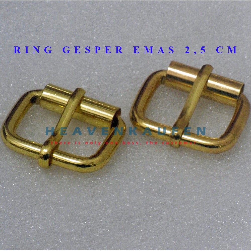 Ring Gesper Tas 2,5 cm Warna Emas Atau Gold