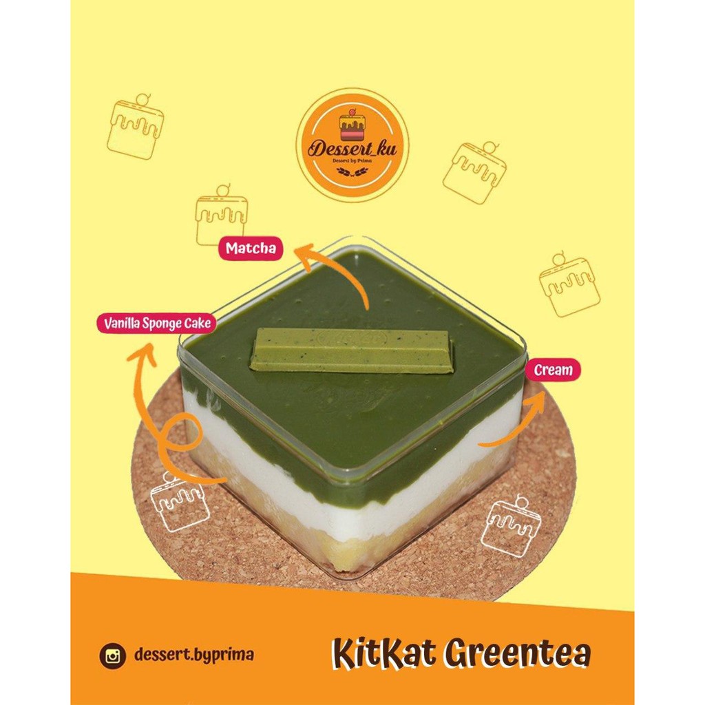 

KITKAT GREENTEA DESSERT BOX / KITKAT / GREENTEA / MATCHA / DESSERT