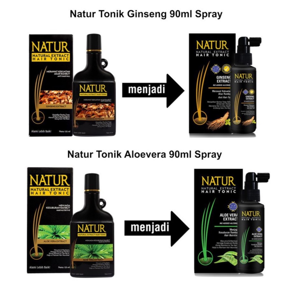 Natur Hair Tonic [Aloe Vera/Ginseng]