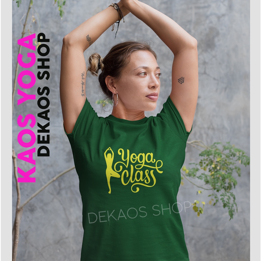 KAOS YOGA WANITA / KAOS YOGA CEWEK / BAJU YOGA WANITA / TSHIRT YOGA WANITA / ATASAN YOGA WANITA / KA