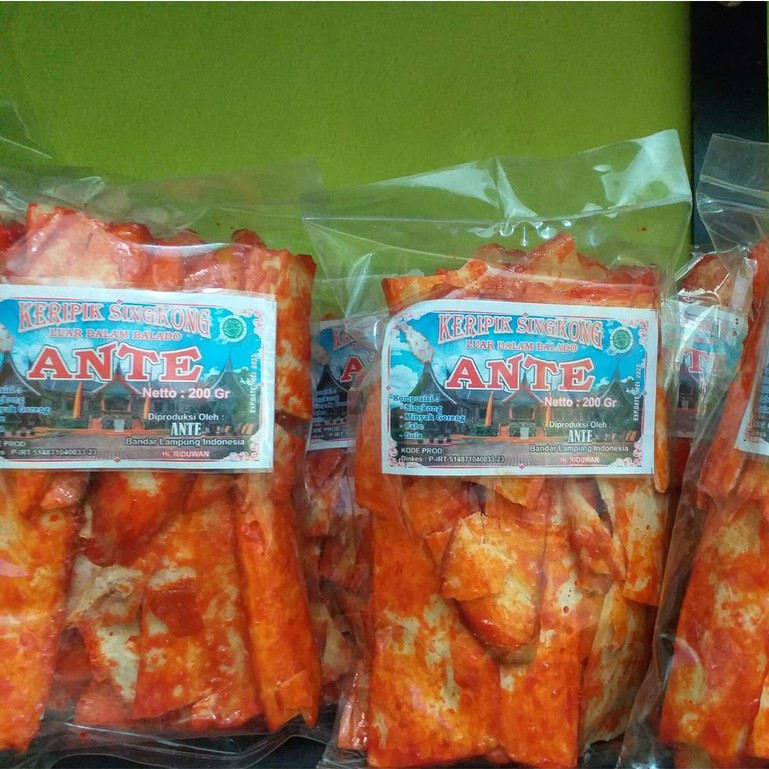 Keripik singkong Ante Balado