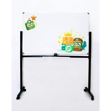 

Whiteboard SAKANA 120x240cm Double Face (Kaki & Roda) + Ongkir