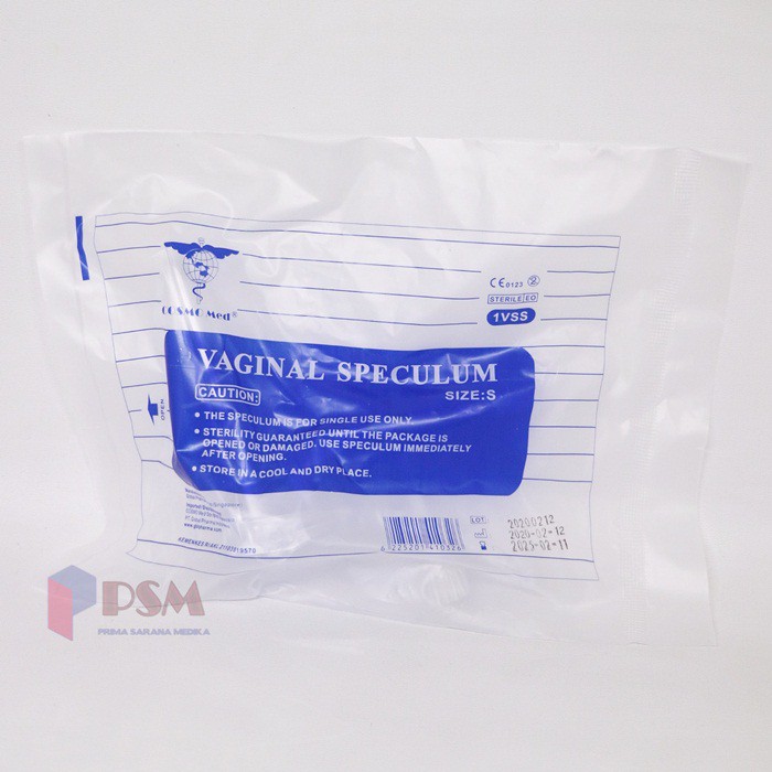 Vaginal Speculum Disposable Cosmomed / Cocor Bebek Plastik Vagion SML