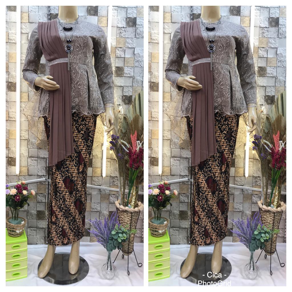 PROMO SET KEBAYA TULLE KONDANGAN / SET KEBAYA TULLE PESTA / KEBAYA ANAK MUDA